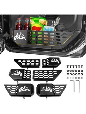 Metal Door Storage Box Pockets for Jeep Wrangler JL JLU Gladiator JT - Molle